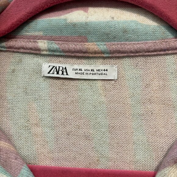 Zara Multicolor Casual Button Down Shirt - Picture 2 of 7